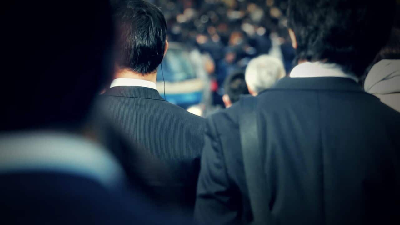 Japan suits banner