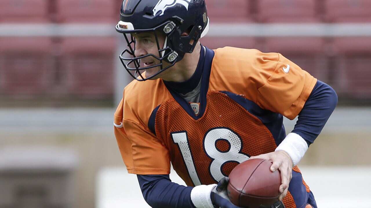 Denver Broncos quarterback Peyton Manning.