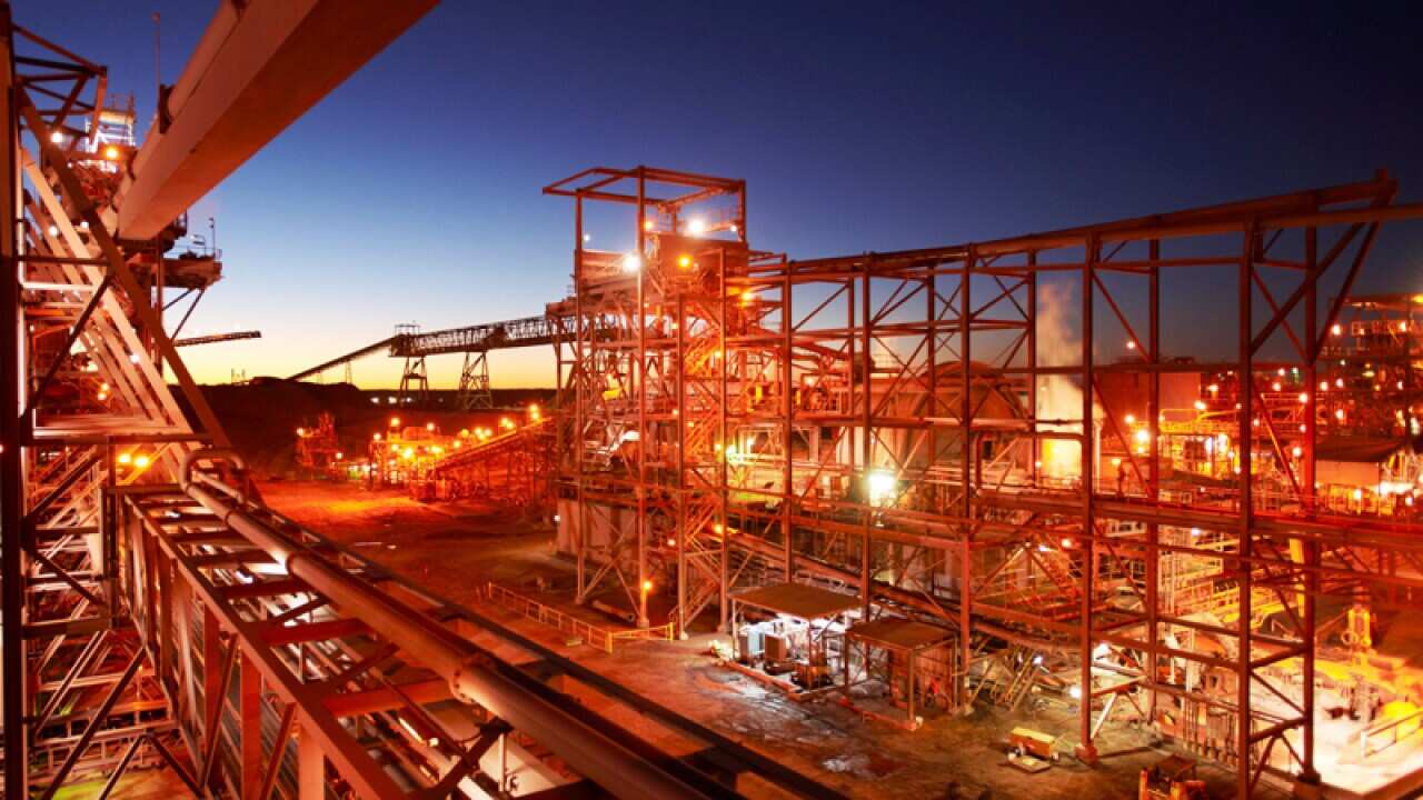 BHP Billiton Olympic Dam facility in South Australia.
