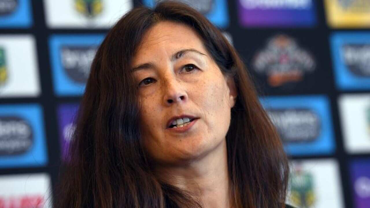 Wests Tigers NRL Chair Marina Go.