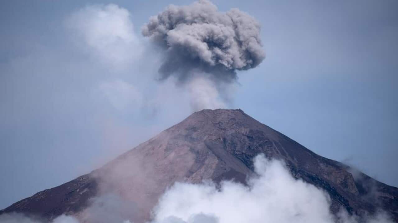 The Fuego volcano
