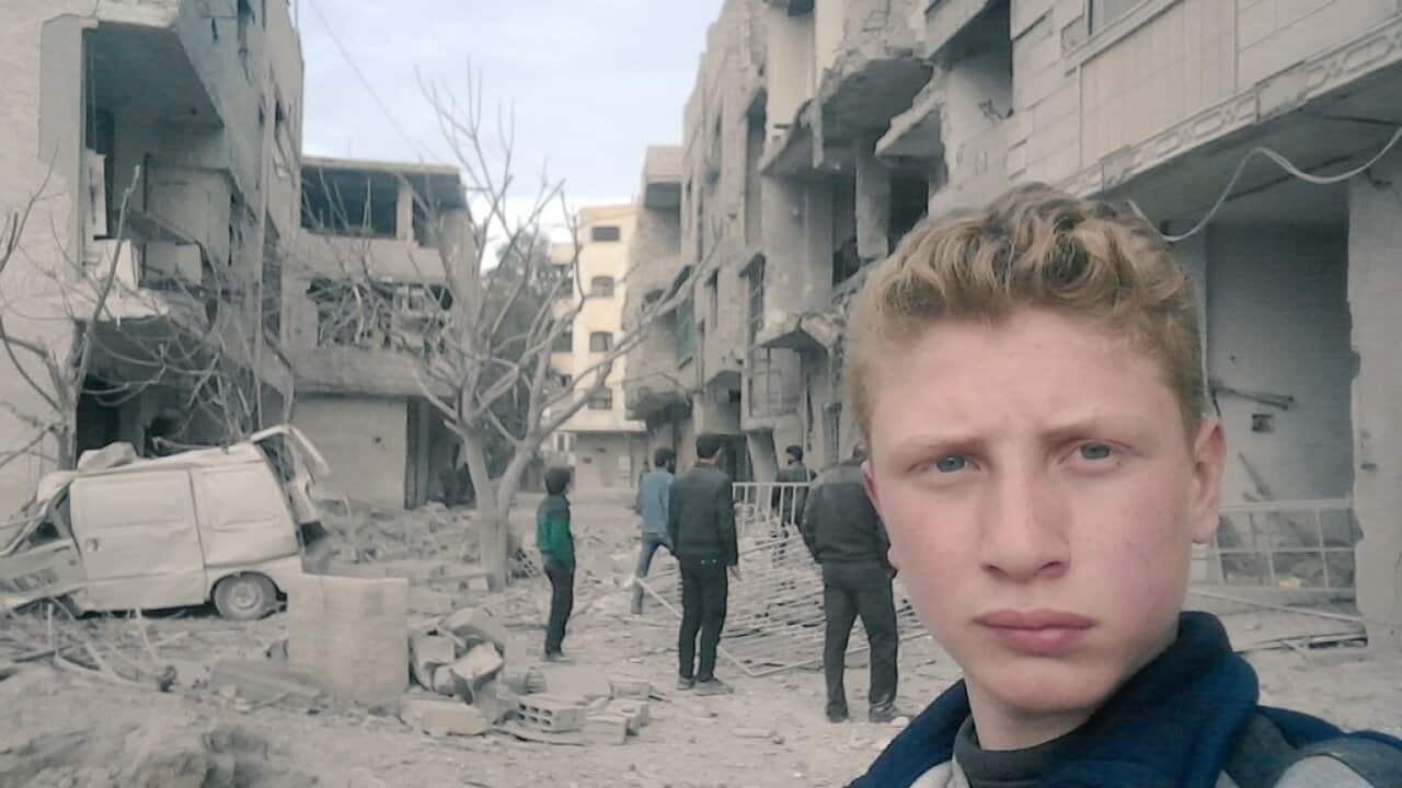 Muhammed Najem, the 15-year old resident of Eastern Ghouta, using social media to show life in the besieged city.