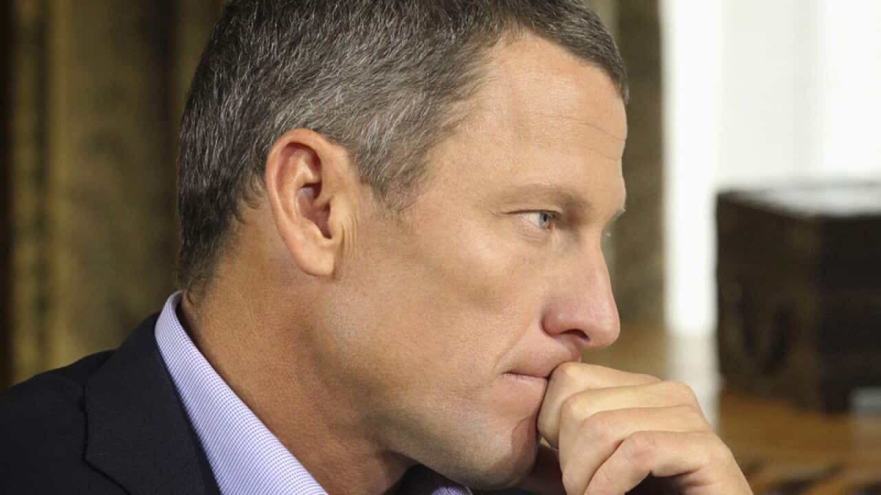 Disgraced cyclist Lance Armstrong
