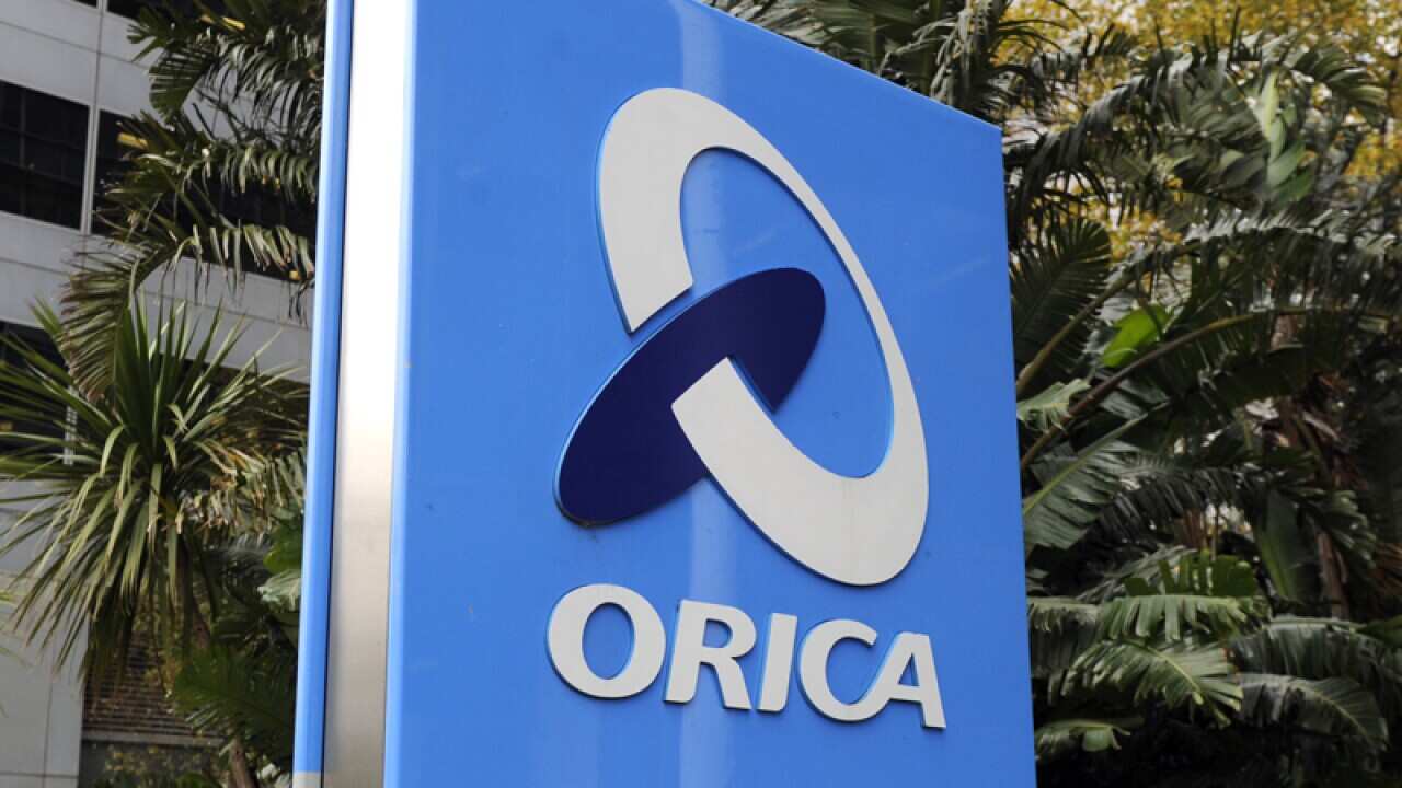The Orica logo as seen at the company's premises in Melbourne