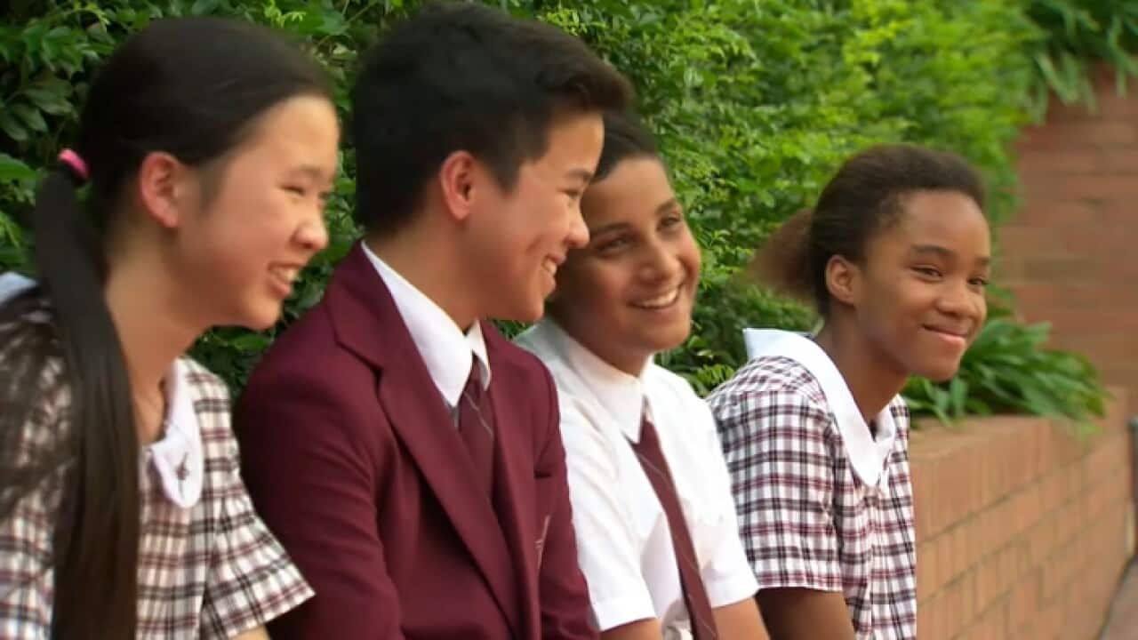 Students at Holy Spirit Catholic College, Lakemba