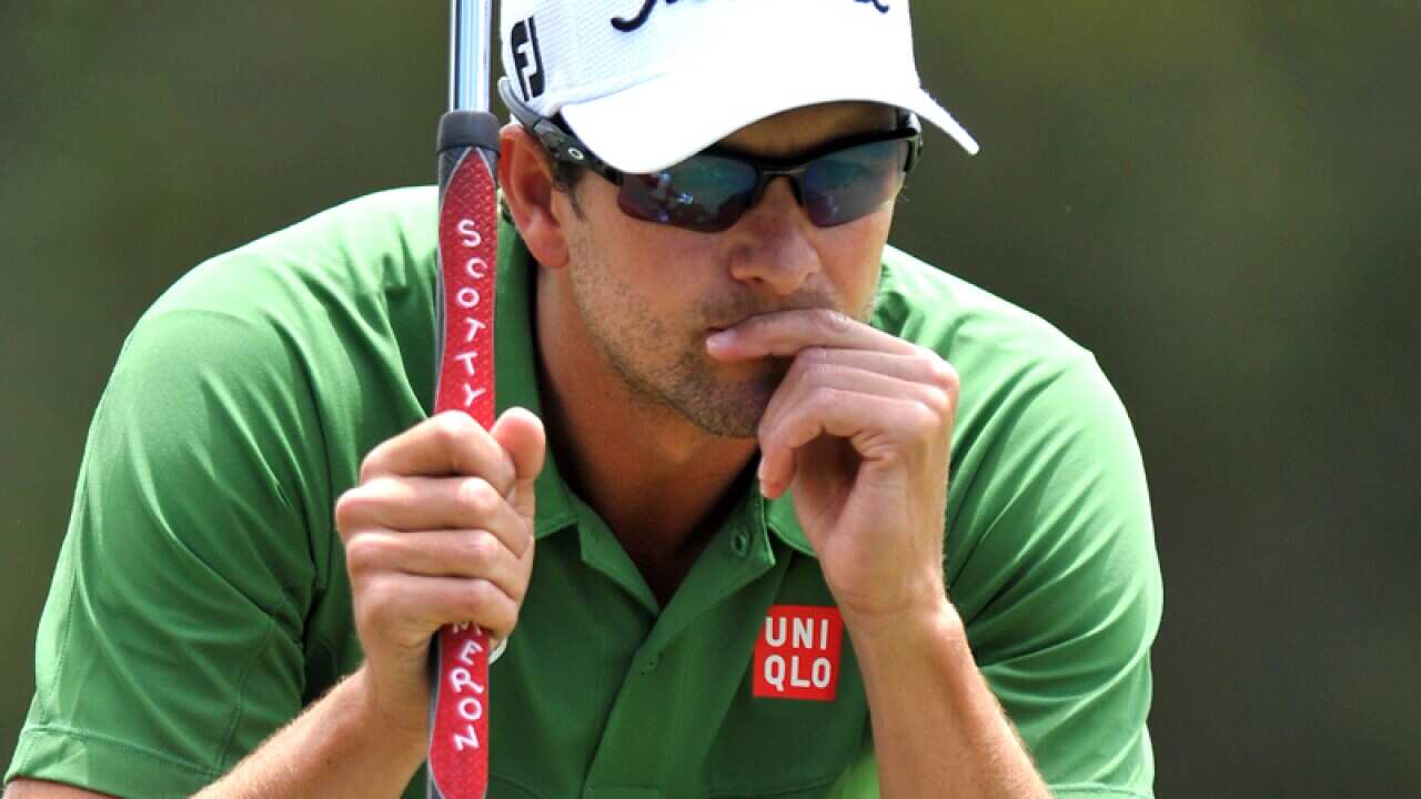 World No.2 golfer Adam Scott