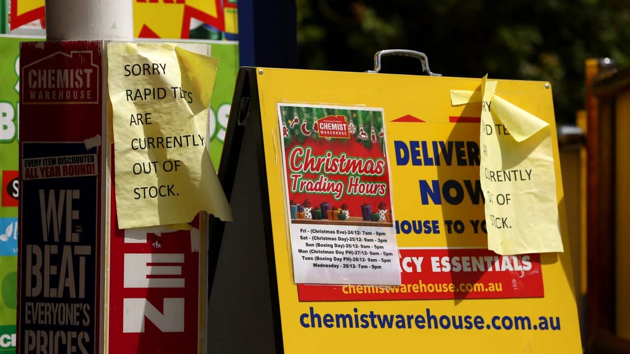 This chemist is out of Covid-19 rapid antigen tests