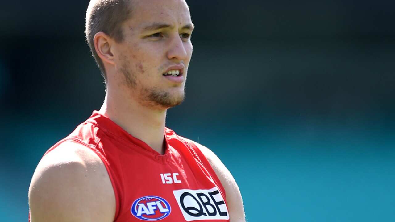 Sydney Swans AFL player Sam Reid