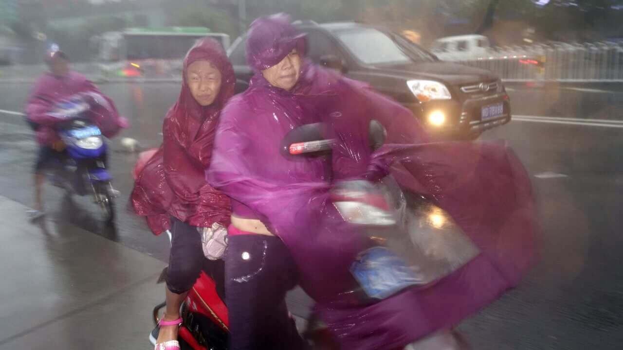 Typhoon Rammasun in Hainan, China