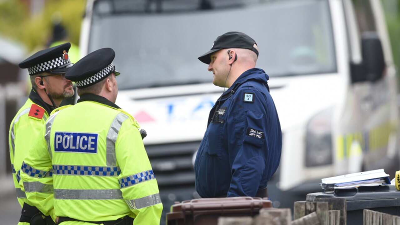 Police activity at an address in Elsmore Road