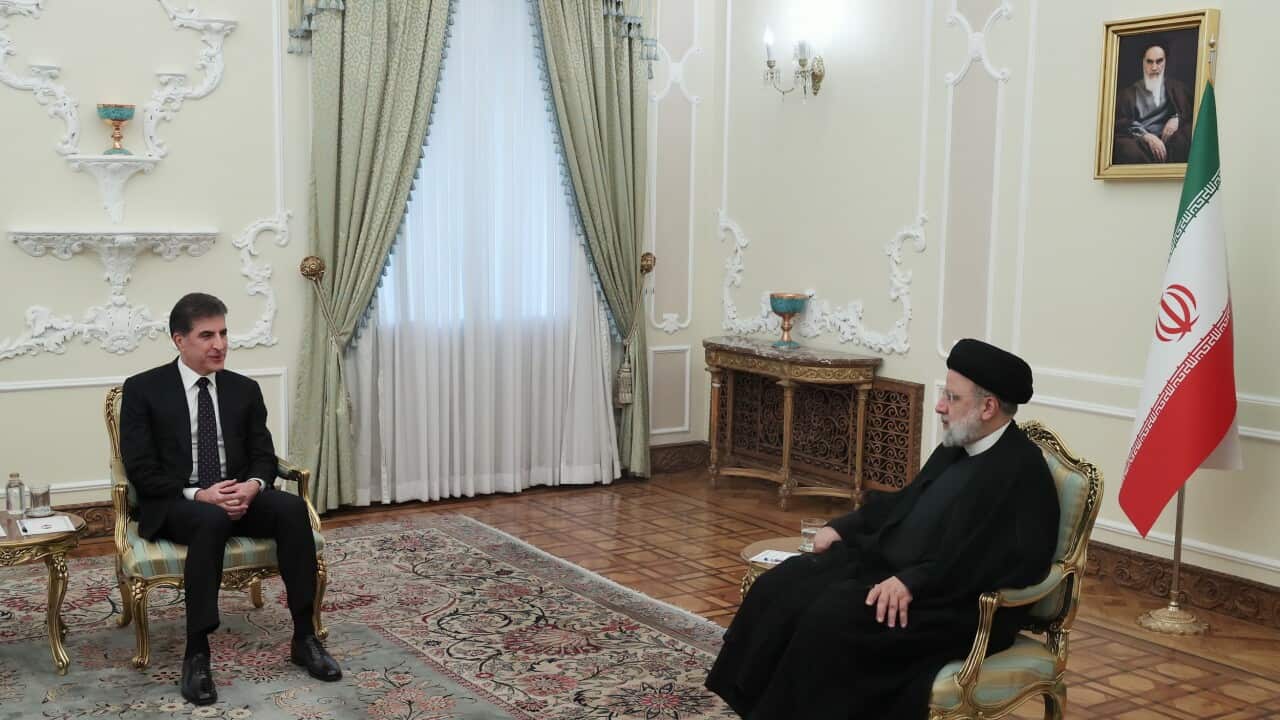 Ebrahim Raisi - Nechirvan Barzani meeting in Tehran
