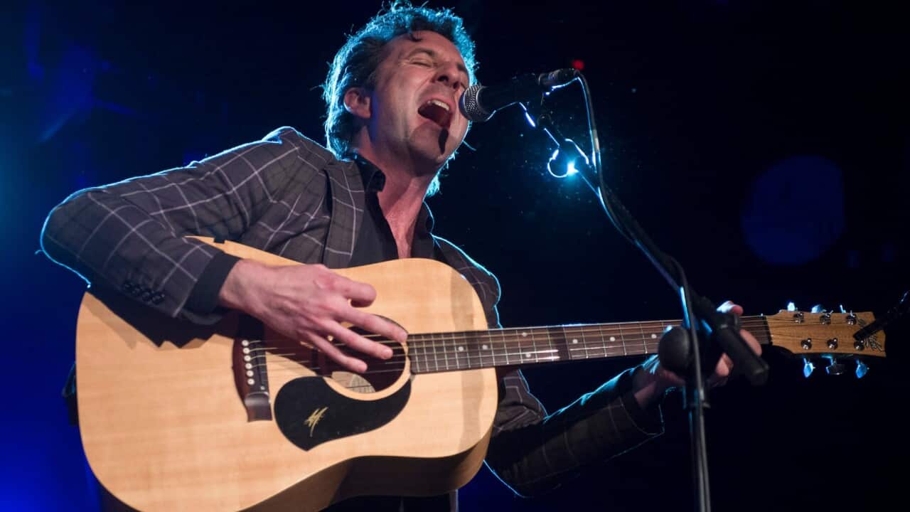 BARCELONA, SPAIN - OCTOBER 23: Mike Noga performs on stage at Bikini on October 23, 2015 in Barcelona, Spain. (Phto by Jordi Vidal/Redferns)