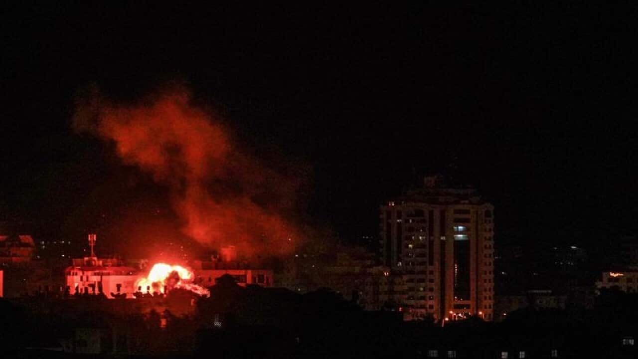 Israeli air strike Gaza