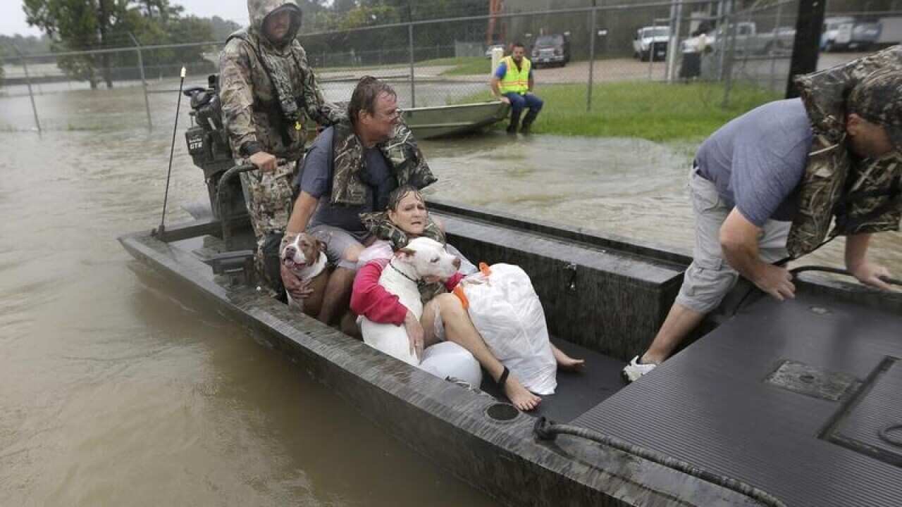 People rescued from flood