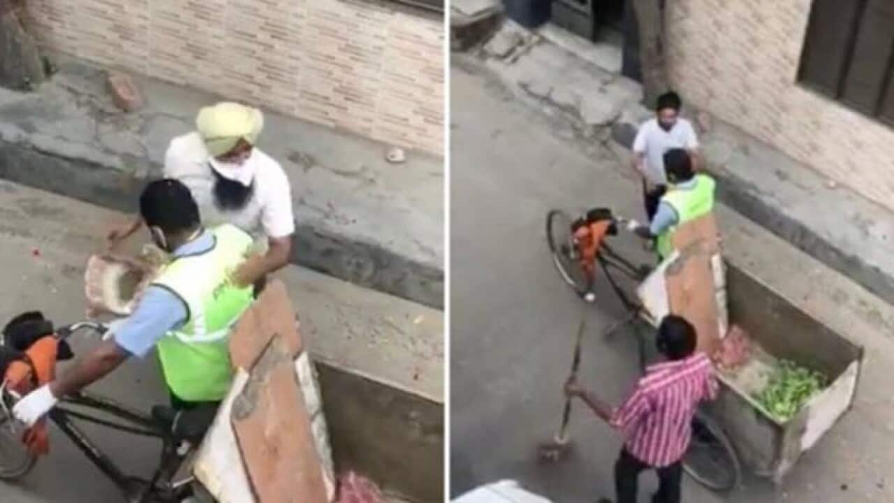 Garbage collector gets a hero’s in India amid coronavirus