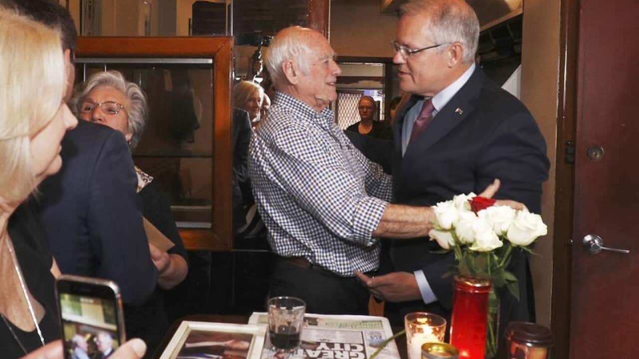 PM Scott Morrison visits Pelligrini's