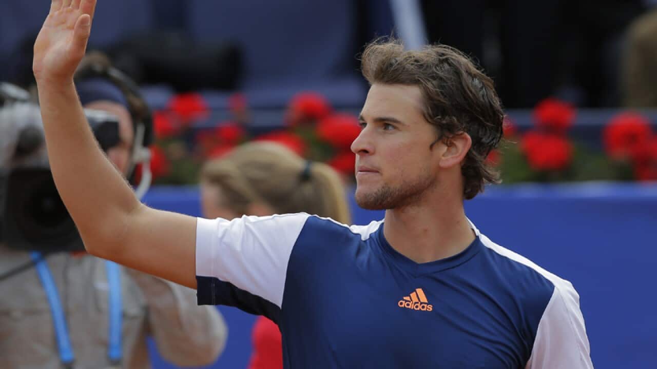 Austrian tennis player Dominic Thiem