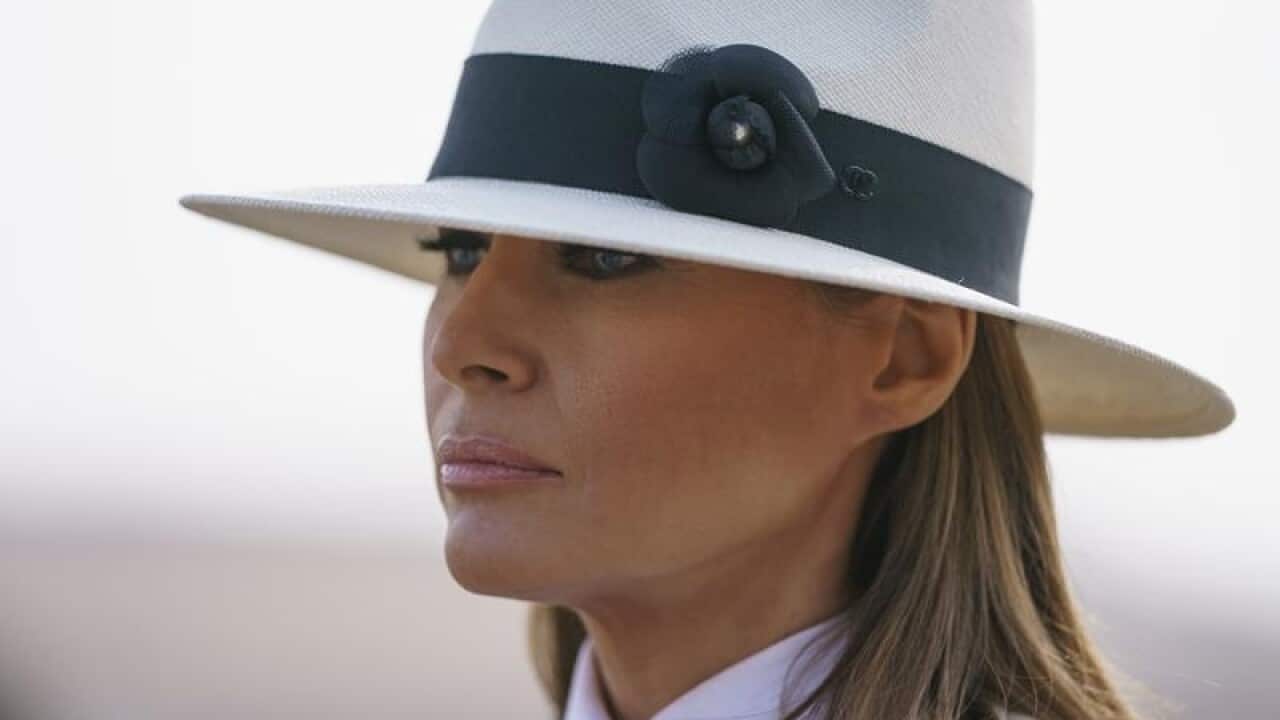 First lady Melania Trump.
