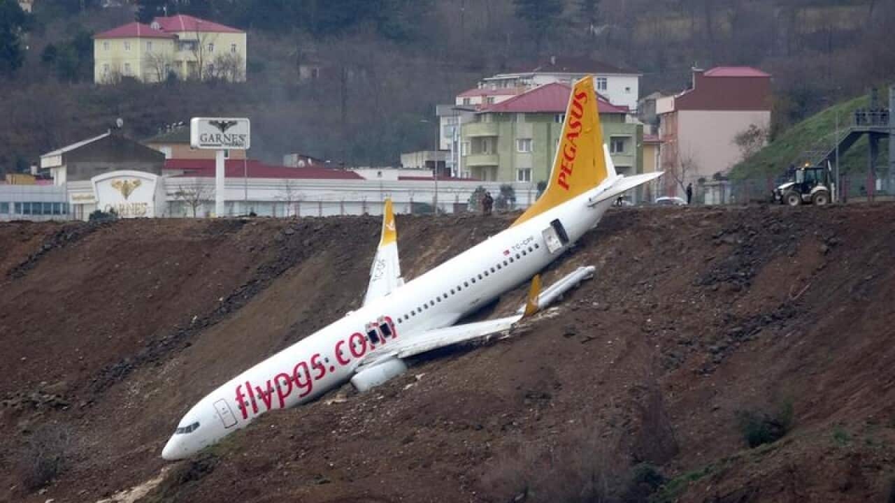 The Pegasus Airlines plane