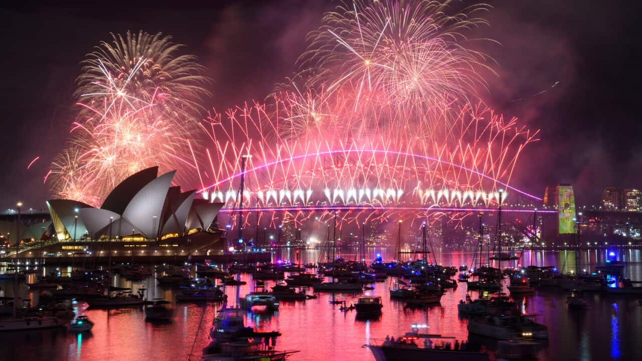 Fireworks over Sydney Harbour