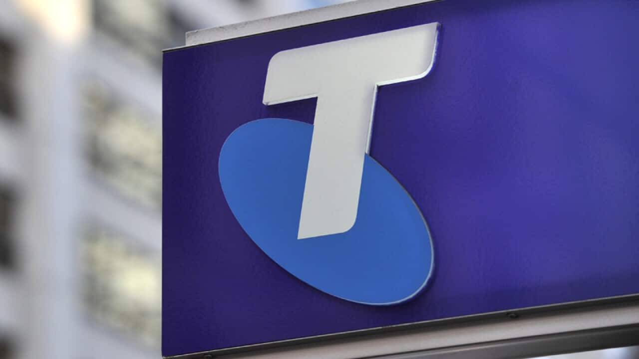 A Telstra logo