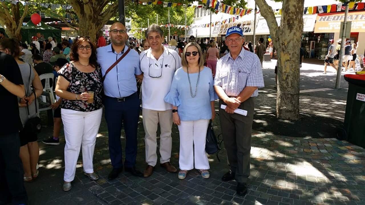 At the Greek Festival "Glendi" in Canberra.