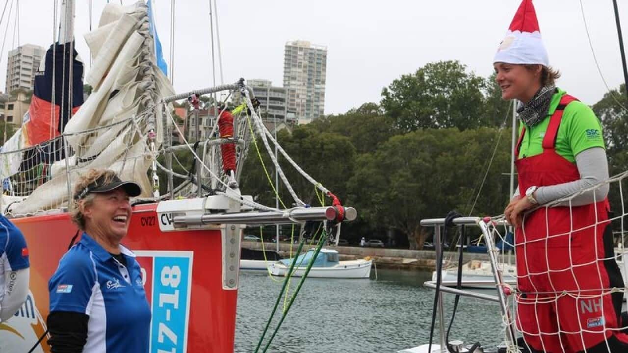 Australia's Wendy Tuck (left)