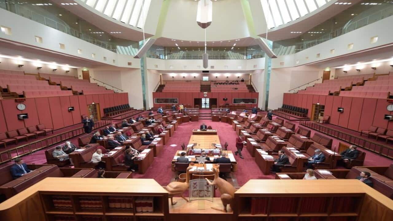 An overview of the Senate chamber