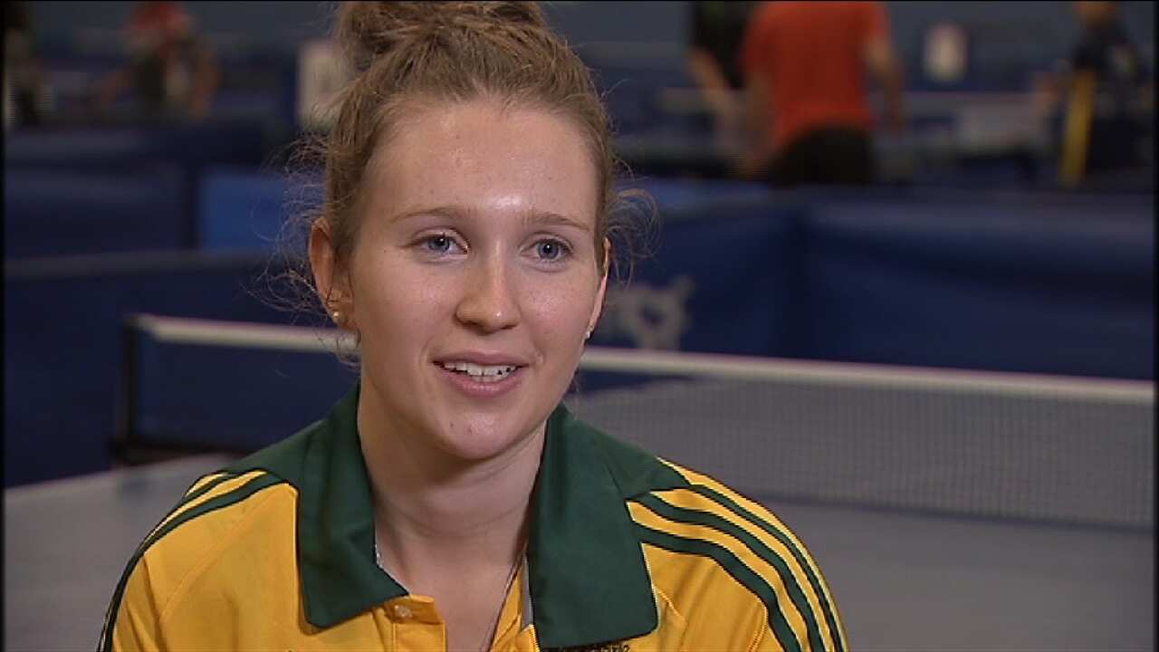 Table tennis player Melissa Tapper is the first Australian Paralympic athlete to join an able-bodied team. (SBS)