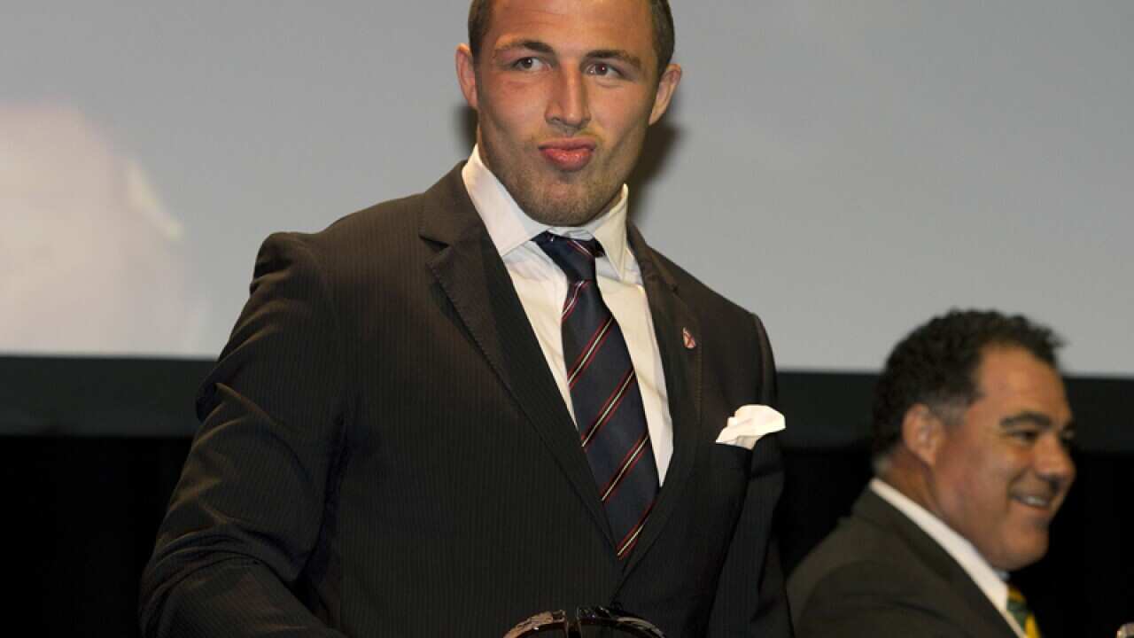 Former South Sydney player Sam Burgess