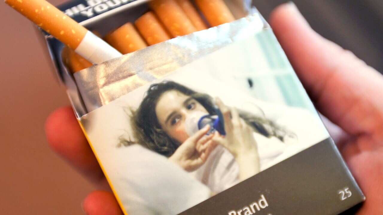 Plain packaged cigarettes