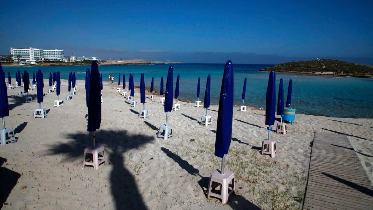 beach setting