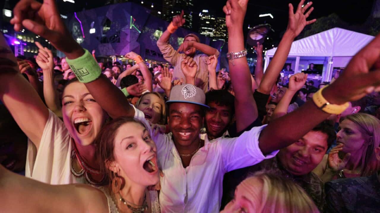New Year's Eve at Federation Square