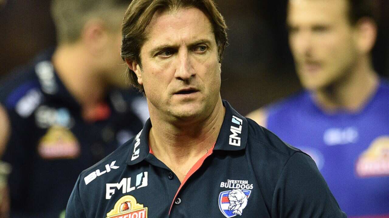 Coach of the Bulldogs Luke Beveridge
