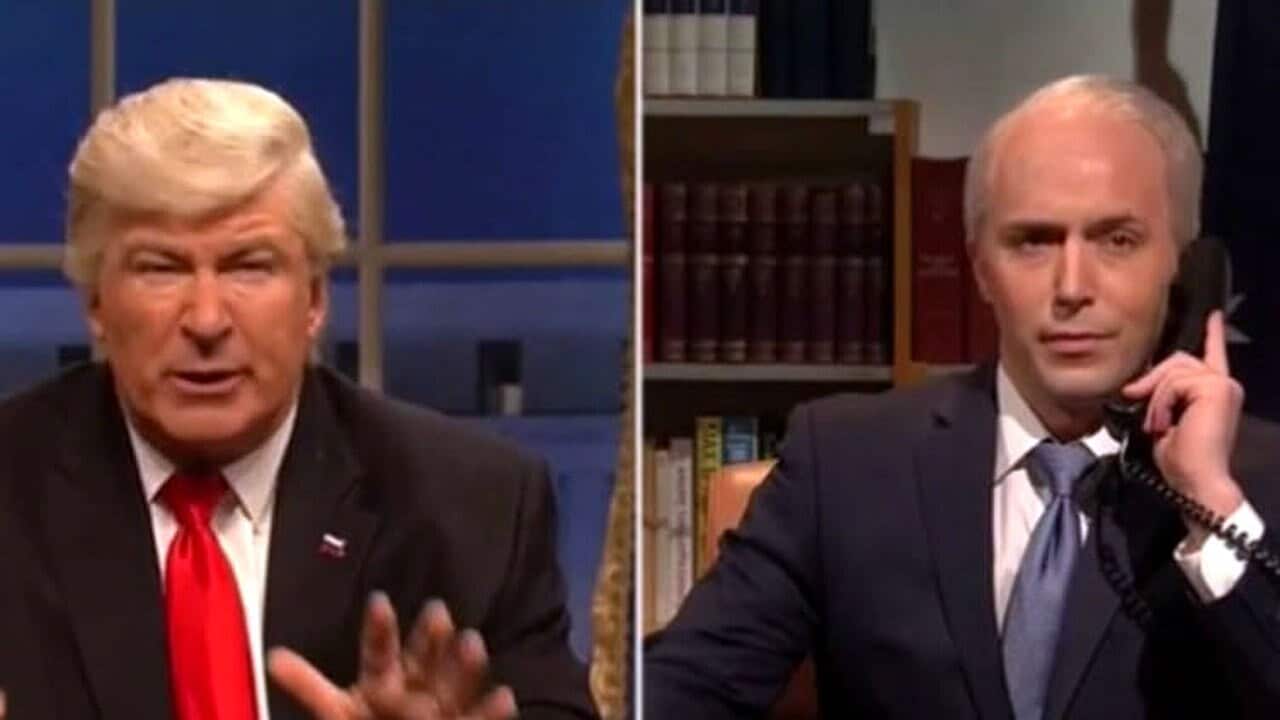 SNL pokes fun at Trump, Turnbull call SBS News