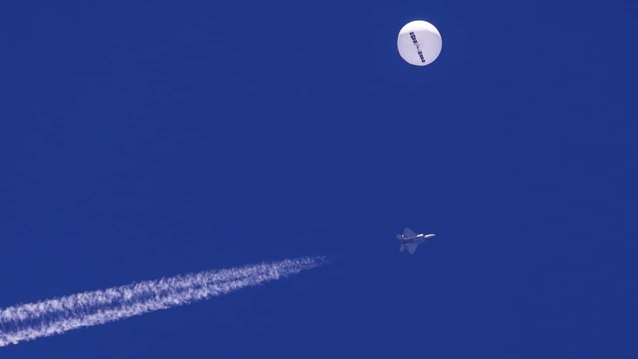 APTOPIX US Chinese Balloon South Carolina
