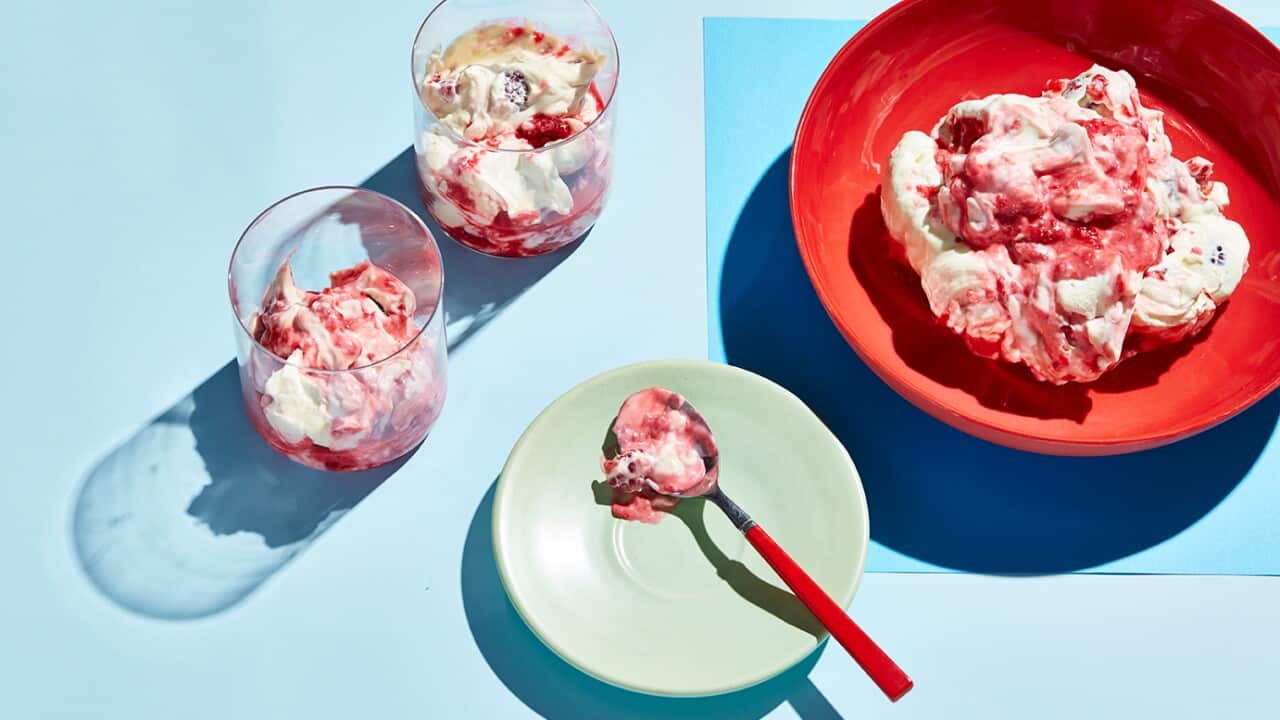 Raspberry fool