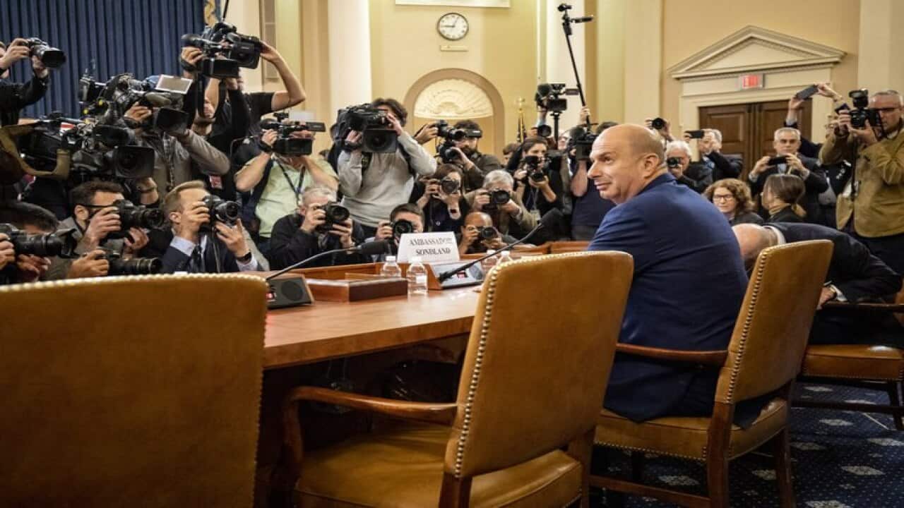 Impeachment Hearing: Sondland Says ‘We Followed the President’s Orders’ on Ukraine