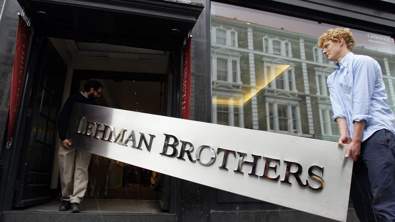 Lehman Brothers closing down amid Global Financial Crisis in 2008