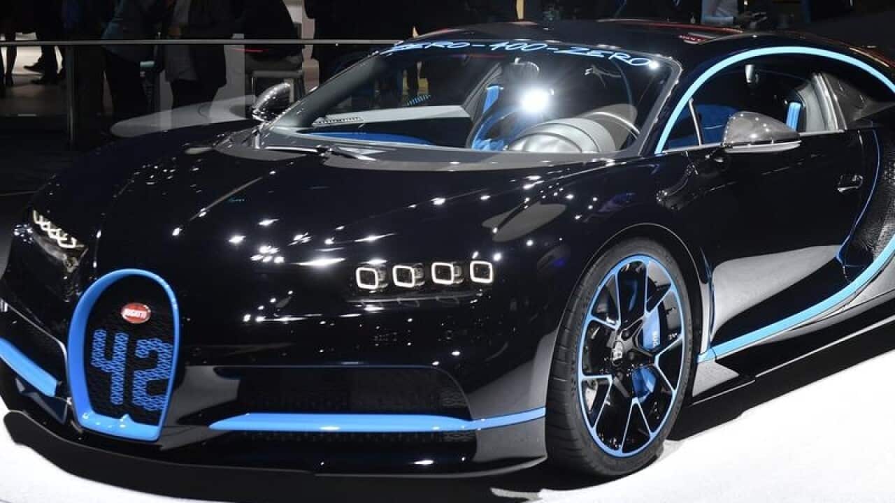 A Bugatti Chiron