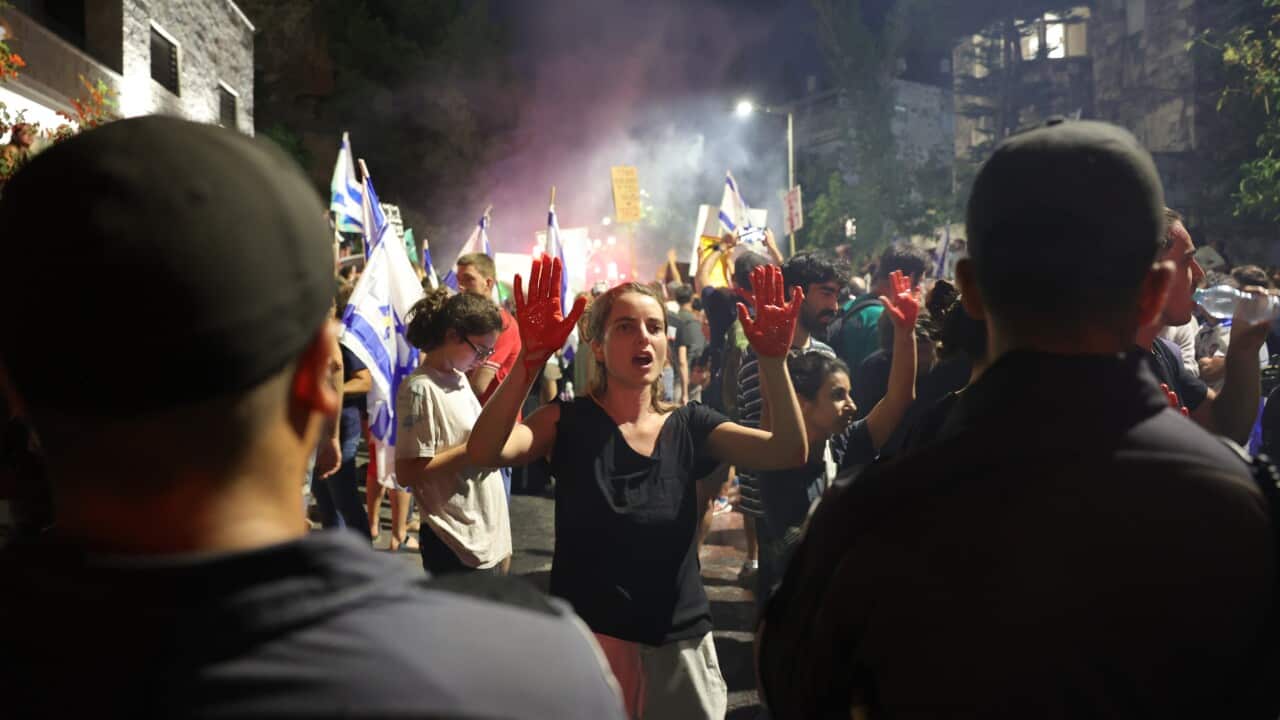 Hostages release protest in Jerusalem