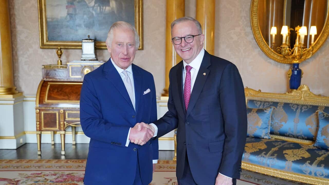 King Charles III Hosts An Audience With Australian Prime Minister Anthony Albanese