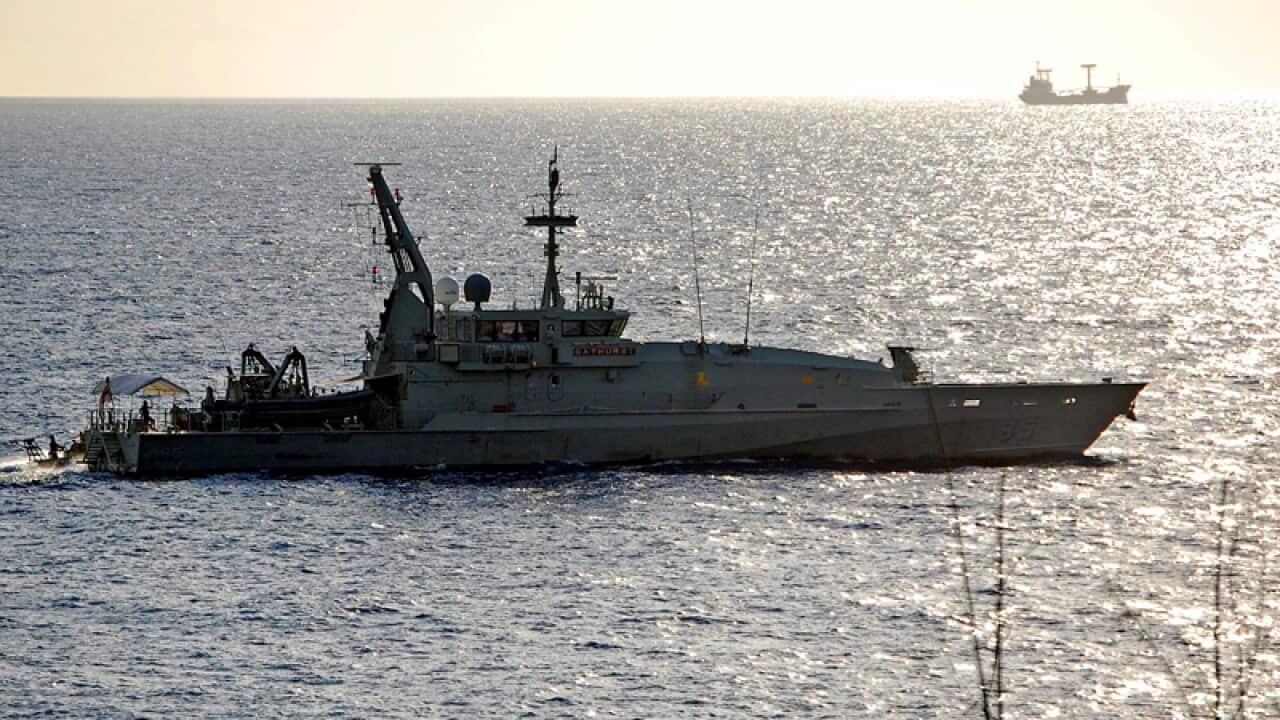 A Royal Australian Navy patrol boat