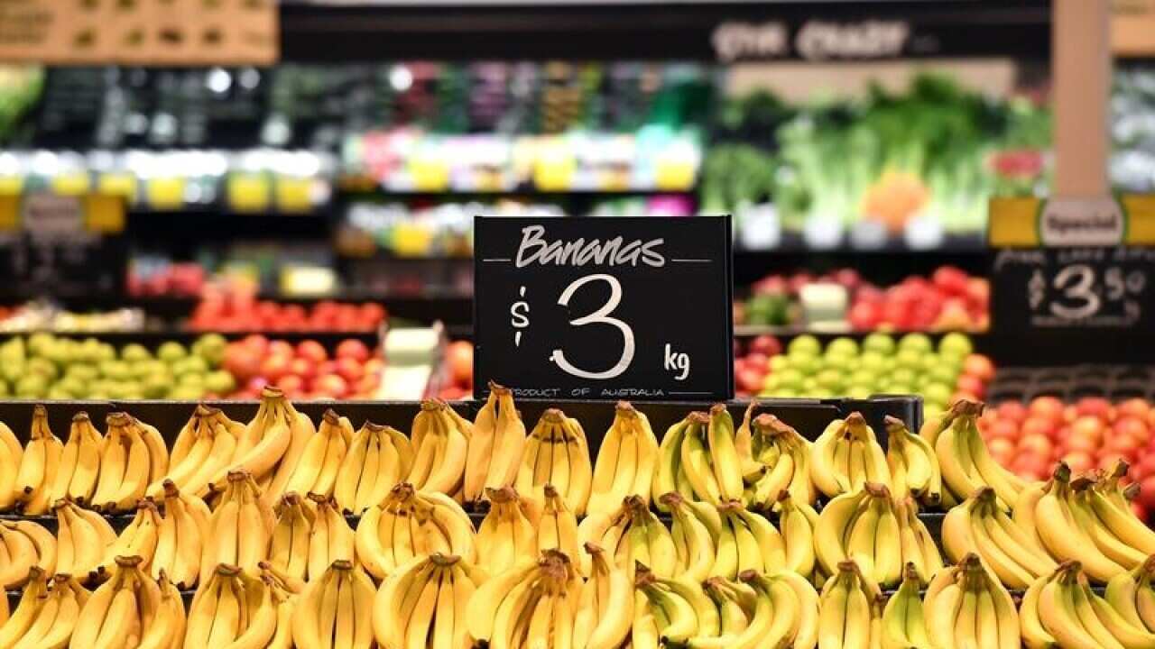 Fresh produce at a Woolworths store in Sydney