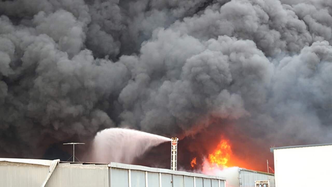 WEST FOOTSCRAY FACTORY FIRE