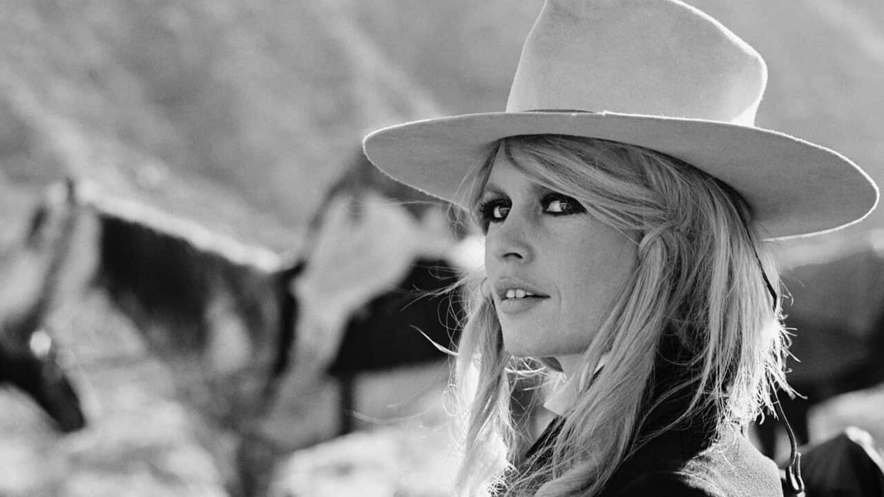 Brigitte Bardot on the Set of “Shalaco“