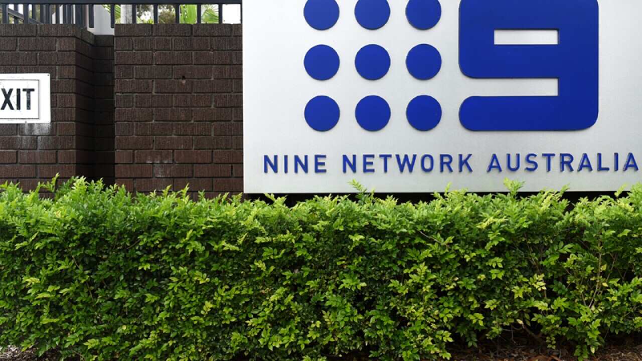 The entry gate to the site of the Channel Nine studios Sydney