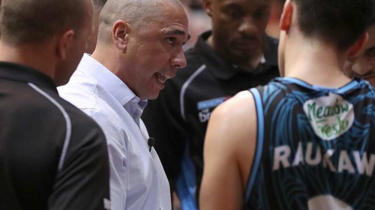 Head Coach Paul Henare of the Breakers