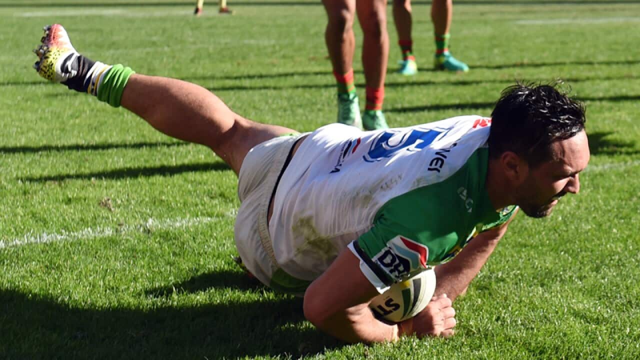 Canberra Raiders winger Jordan Rapana