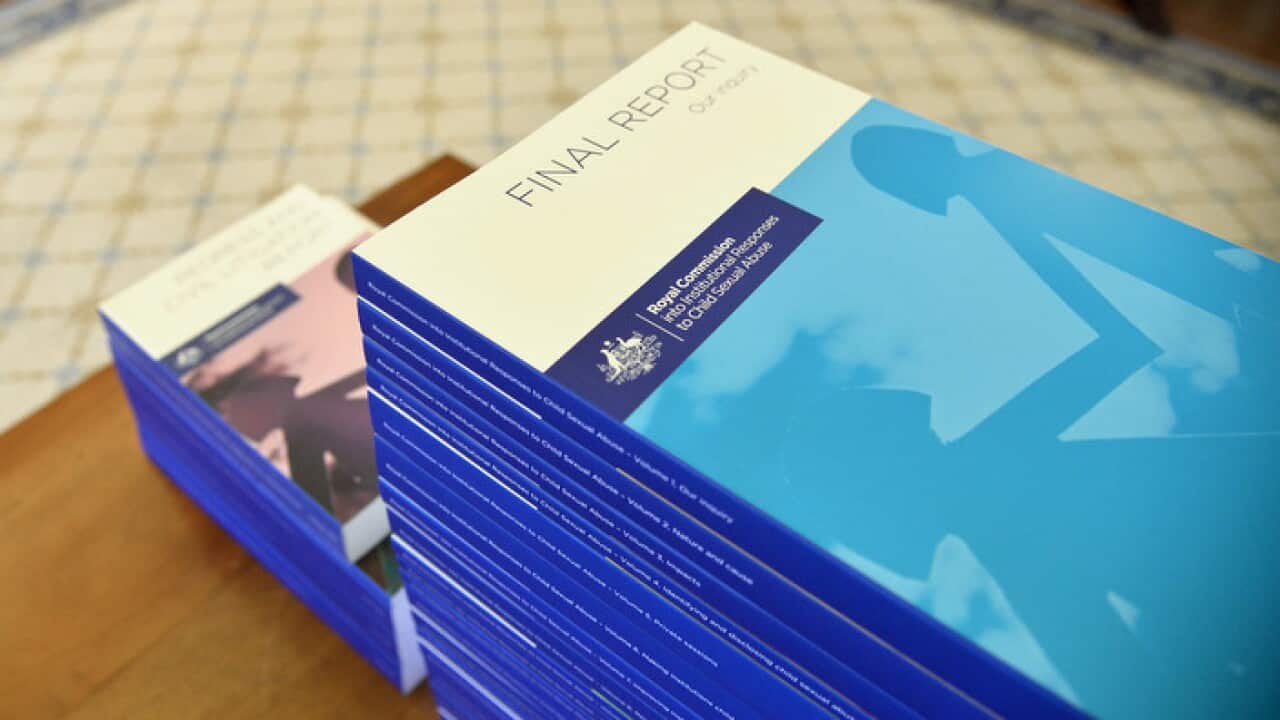 The volumes of the Final Report of the Royal Commission into Institutional Responses to Child Sexual Abuse.
